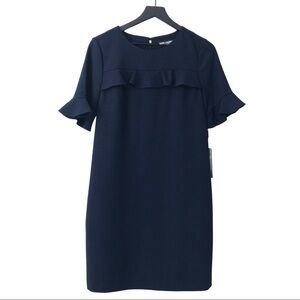 New! Karl Lagerfeld Ruffle Sleeve Sheath Dress